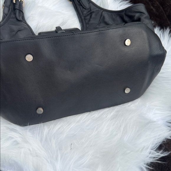 BOSS Black leather TOTE Hugo Boss purse - Picture 3 of 14